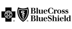 Blue Cross Blue Shield logo with cross and shield symbols side by side